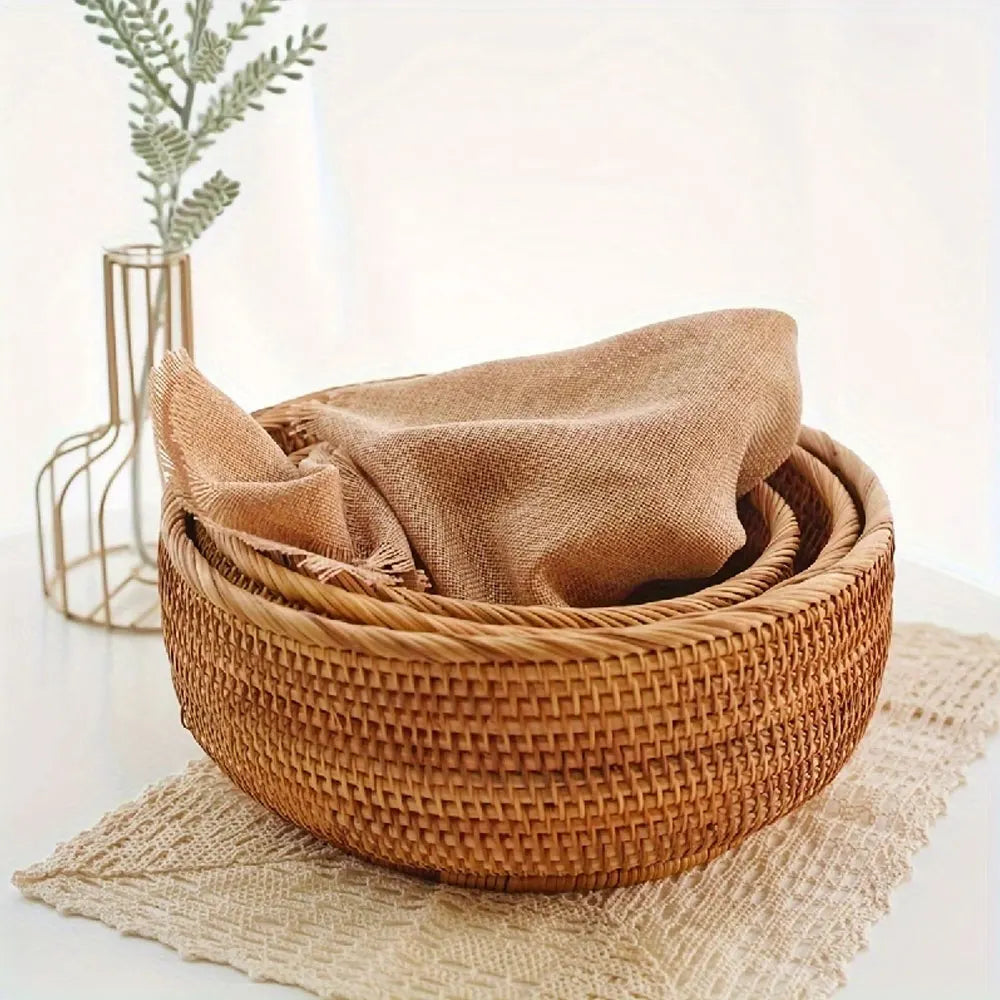 Rattan Basket Set