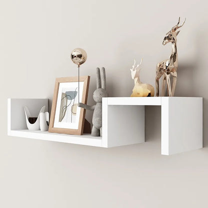 Two-Level Floating Shelf Set