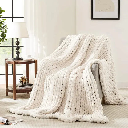 Chenille Knit Throw