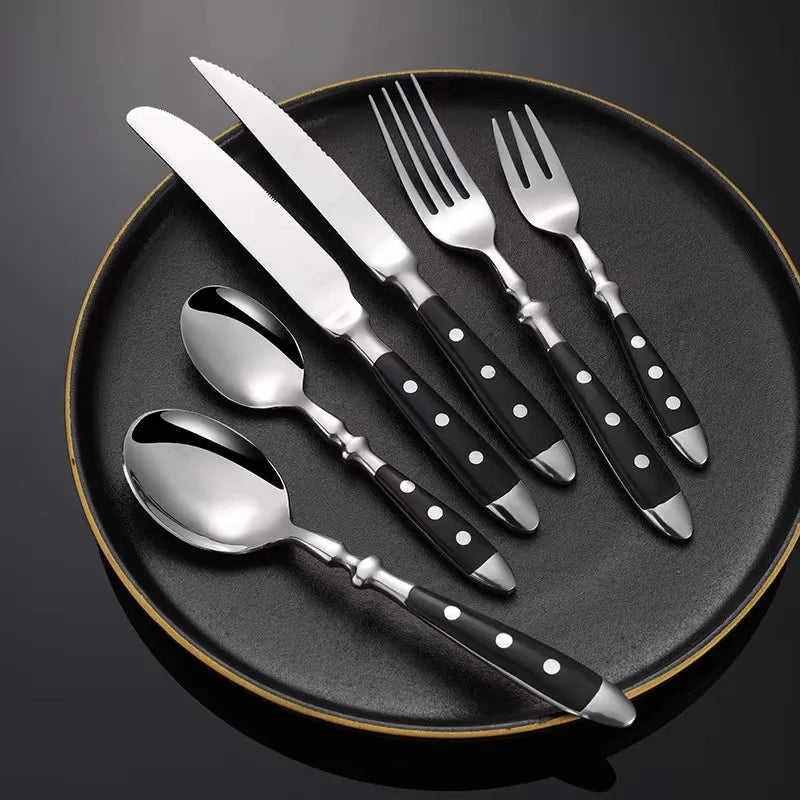 6-Piece Stainless Steel Flatware Set