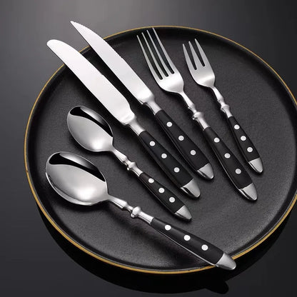 6-Piece Stainless Steel Flatware Set