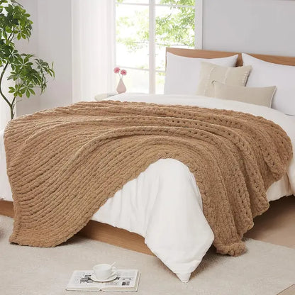 Chenille Knit Throw
