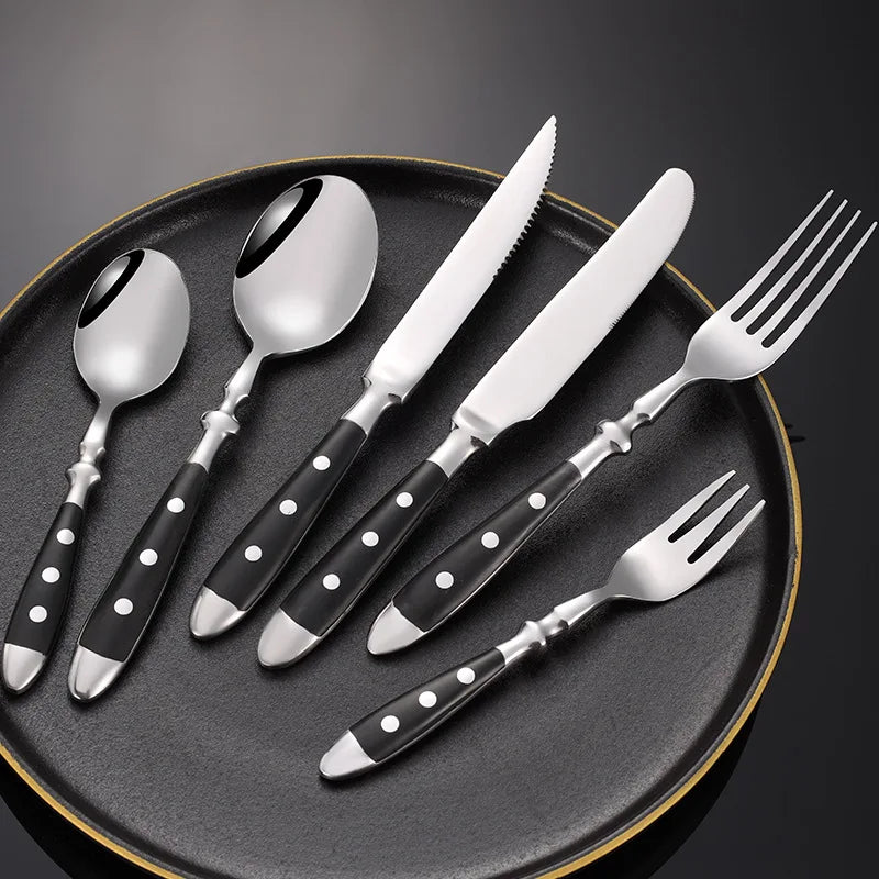 6-Piece Stainless Steel Flatware Set