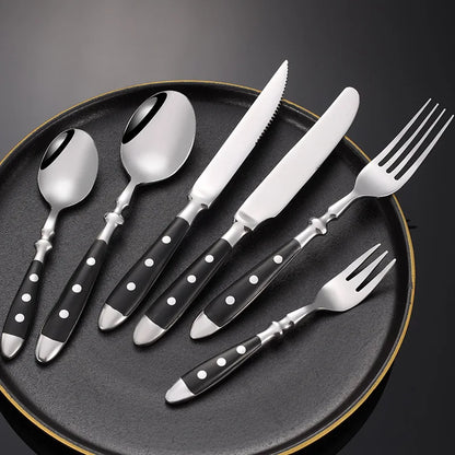 6-Piece Stainless Steel Flatware Set