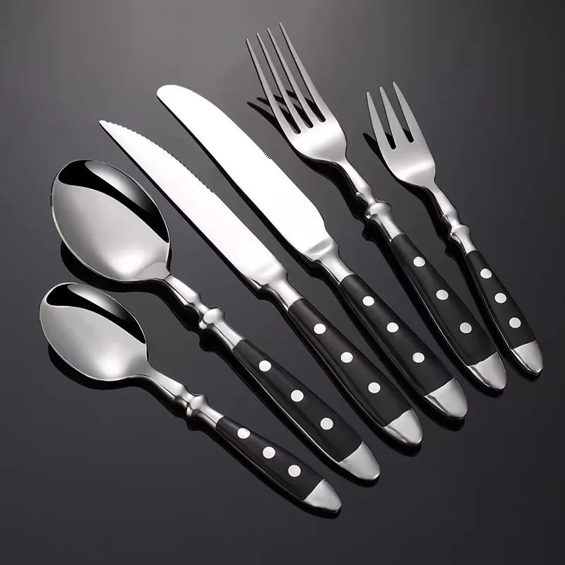 6-Piece Stainless Steel Flatware Set