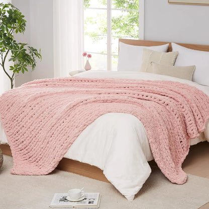 Chenille Knit Throw