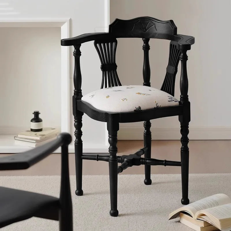 Vintage Floral Accent Chair