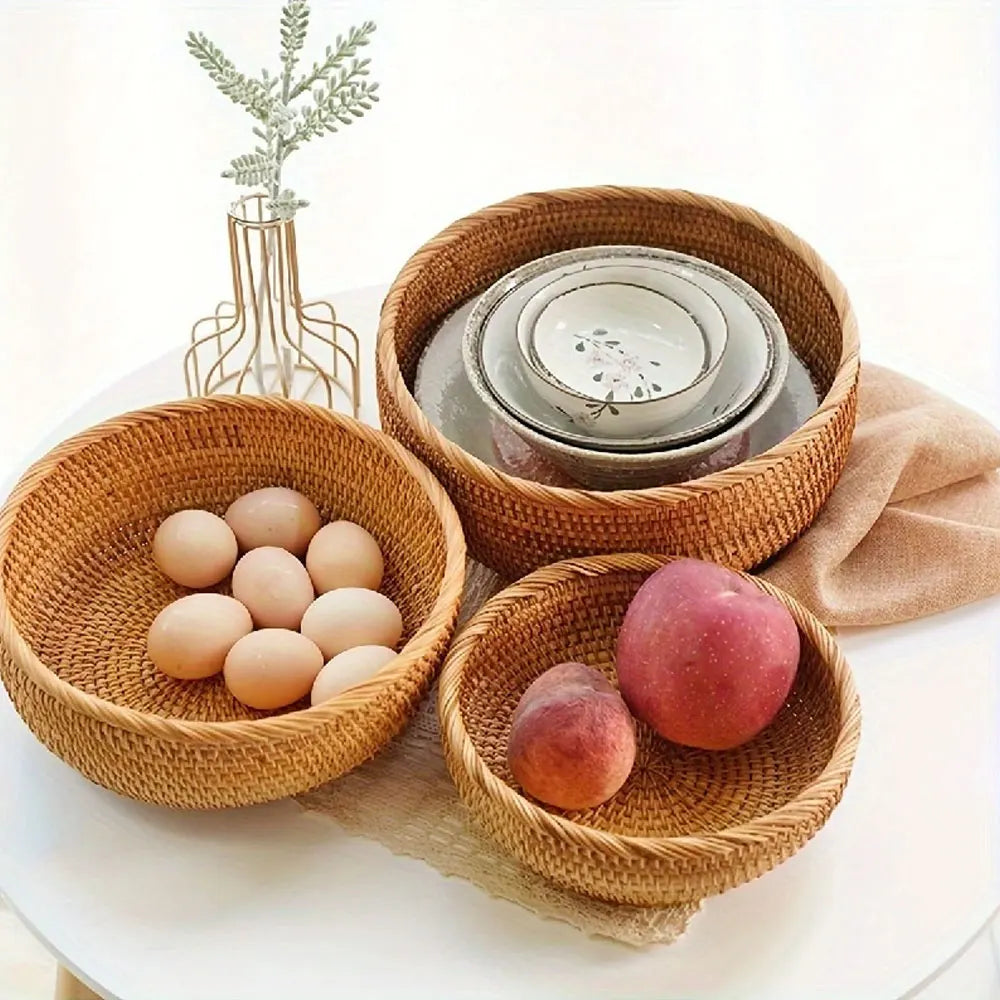 Rattan Basket Set
